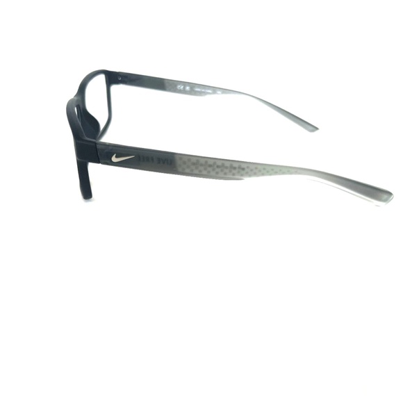 New NIKE Frames Matte Black 7092 010 55 14 140 Live Free Acetate Menβs Glasses - Picture 4 of 9